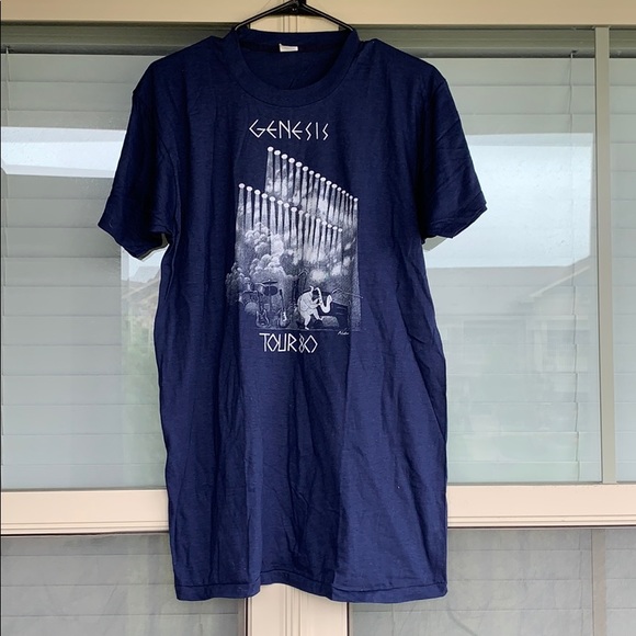 ORIGINAL RARE Genesis 1980 Tour Shirt - Picture 1 of 3